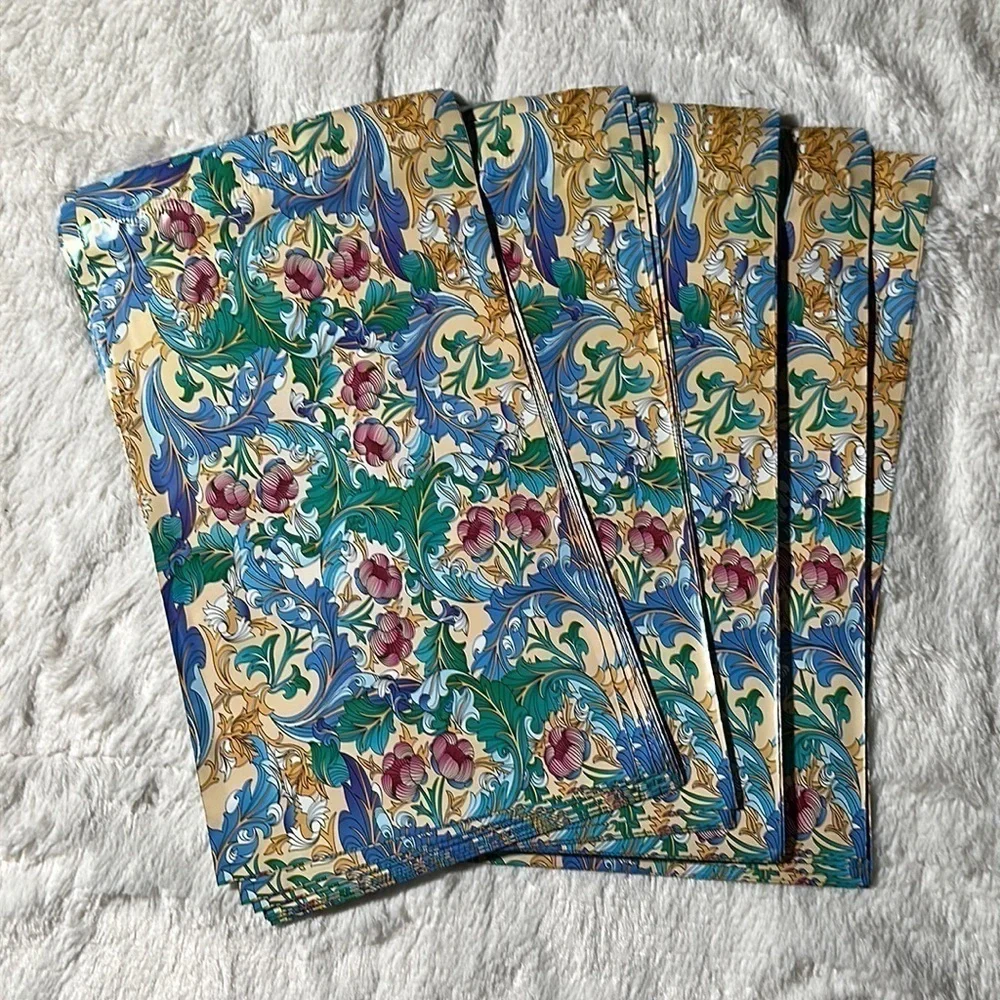 6” x 9” Poly Mailers Floral Paisley print poly mailers- 40 self sealing mailers